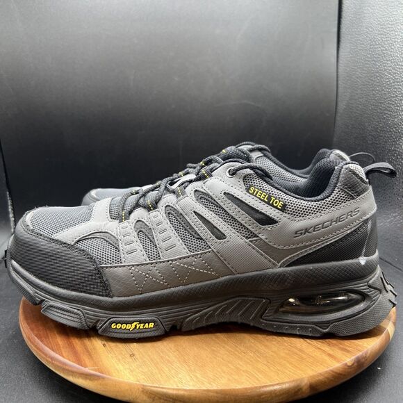 Skechers Men´s Size 10.5 Slip Resistant Steel Toe EH...